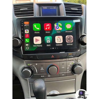 Apple Carplay For 2008-2013 Toyota Highlander Android 15 Car Stereo Radio GPS FM