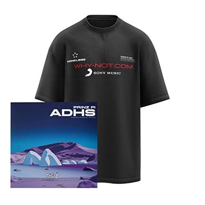 Prinz Pi ADHS Shirt Bundle (RED Vinyl 2LP + T-Shirt S-M) (Vinyl) (UK IMPORT)