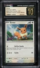 Eevee 043 Sv: Scarlet & Violet Promo Cards Holo CGC 10 Pristine