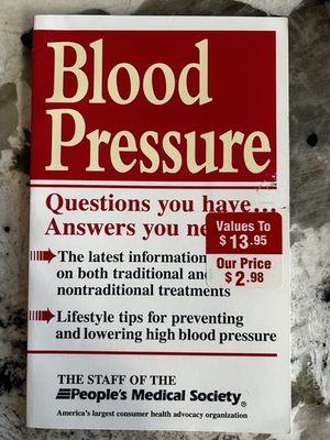 #ad Blood Pressure Questions you Have Answers You Need paperback First Edition $8.00