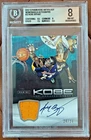 2012 Panini Kobe Bryant Anthology Patch Auto JERSEY SERIAL # 24/24 BGS 8