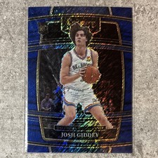 Panini Select Josh Giddey Blue Shimmer Prizm Rookie #58 Thunder 2021-22