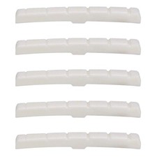 5x Bone Nut for Fender Electric Guitar 43mm Radiused Bottom Tab Luthier