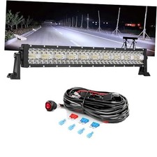-20-Inch Triple-Row LED Light Bar, 120W Ultra-Bright Off-Road 20inch Wiring kit