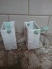 Two Precious Moments Porcelain Miniature  Christmas Bags / Ornaments — photo 3