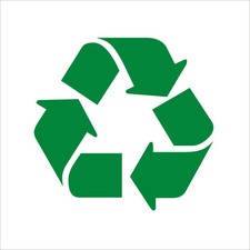 Recycle recycling logo symbol vinyl decal stickers UNIVERSAL RECYCLING SYMBOL