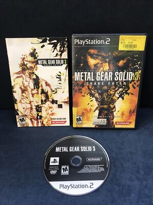 Metal Gear Solid 3: Snake Eater (Sony PlayStation 2, 2004) - CIB