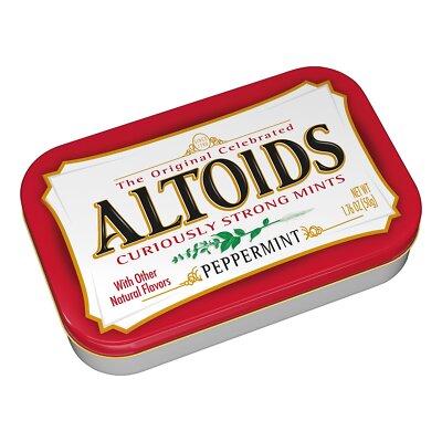 ALTOIDS Classic Peppermint Breath Mints, 1.76-Ounce Tin