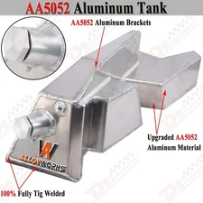 4 Gallon Aluminum Auxiliary Fuel Tank For Pro R 2 Seat Models All Years Silver