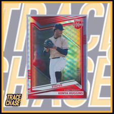 2022 Panini Elite Extra Edition Baseball Kenya Huggins Status Red 018/299 #123