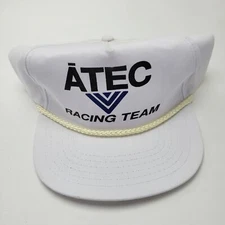 Atec Racing Team Motorsports Accessories Hat Cap White Snapback B308D