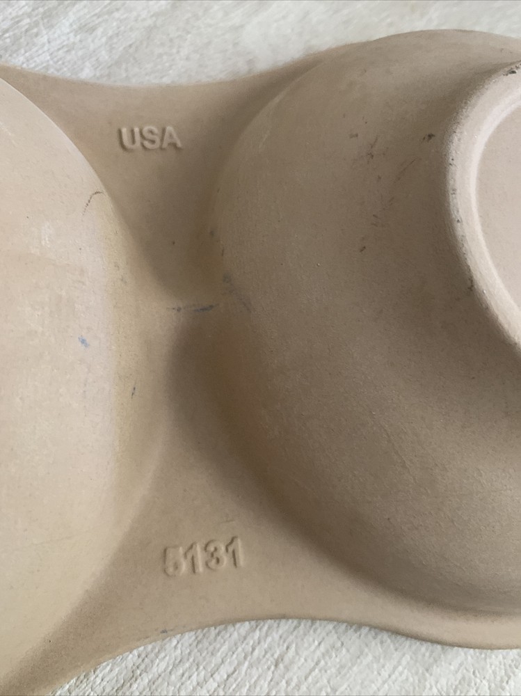 New Pampered Chef Double Egg Cooker/Pot Pie Stoneware # 5131 New Pampered Chef Double Egg Cooker/Pot Pie Stoneware # 5131