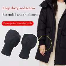 Elastic Elastic Rib Cuffs Stretchy Thick Cuffing  Clothing Jacket Coat
