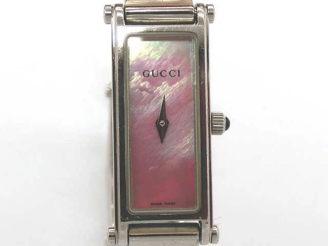 Japan Used Watch Ladies Watch Second Hand Gucci Pink Shell 1500L