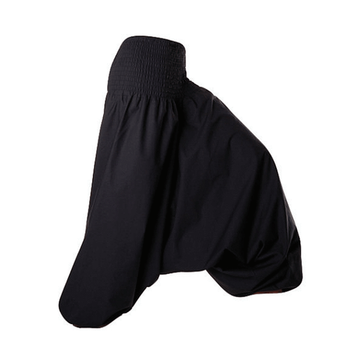 Pantalones holgados indios harén negro gitano hippie ali baba mujer pantalones boho yoga - Imagen 2 de 3