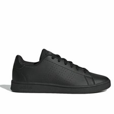 Chaussures Adidas Advantage EF0212 Noir Black Style Stan Smith Enfant Femme Cuir