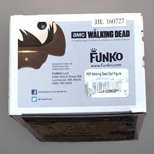Funko Pop! The Walking Dead - Carl Grimes #97 Vinyl Figure - Picture 6 of 6