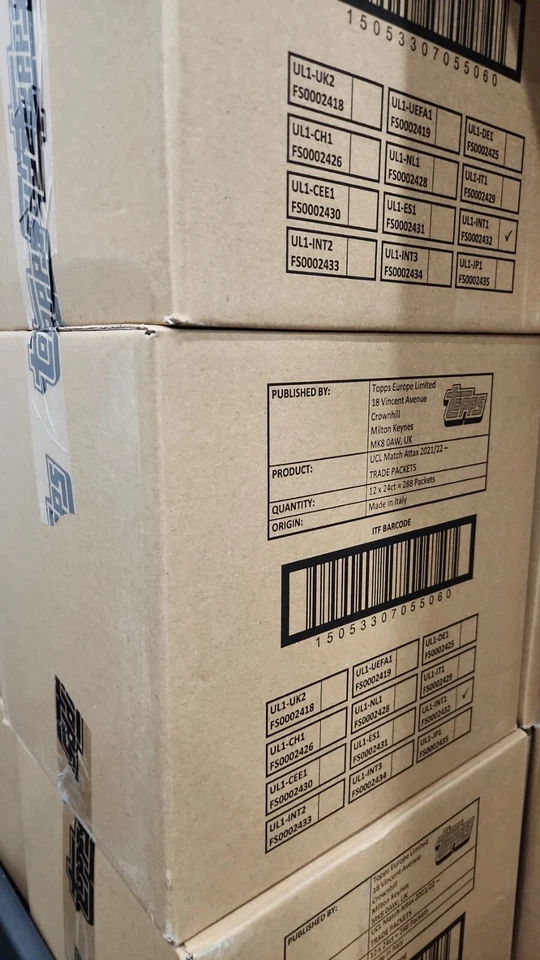 2021 2022 MATCH ATTAX UEFA Champions League Booster Box - image 2 of 2