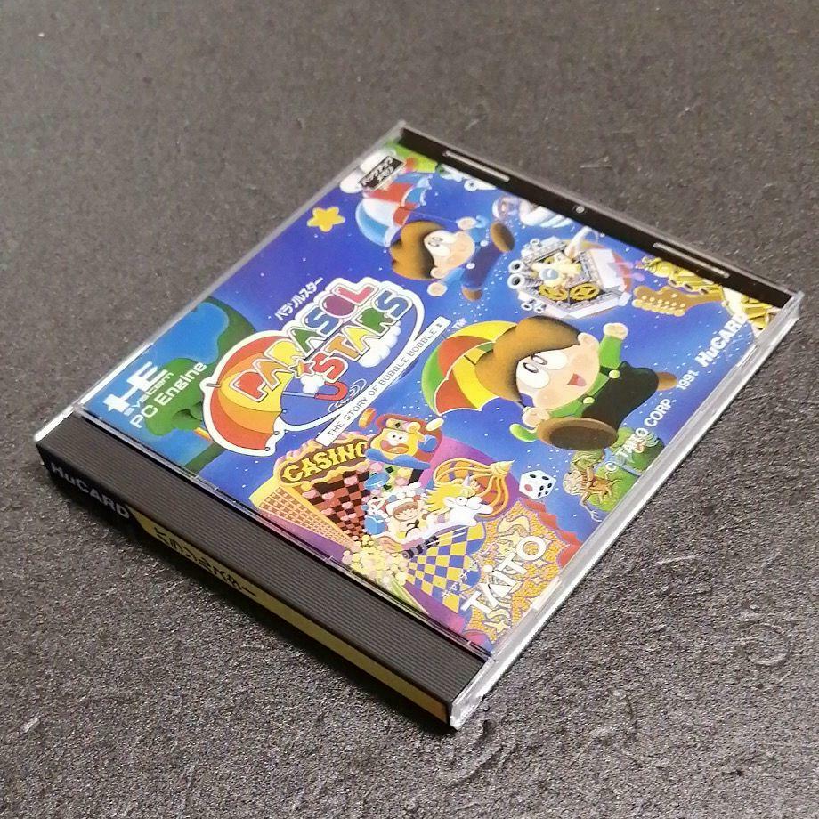 Parasol Stars PCEngine HuCard Taito Used Japan Boxed Tested Parasol Stars PCEngine HuCard Taito Used Japan Boxed Tested