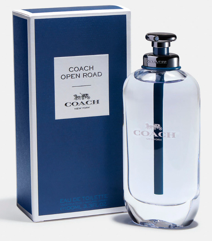 Coach Open Road Eau De Toilette for Men 100 Ml / 3.4 OZ New