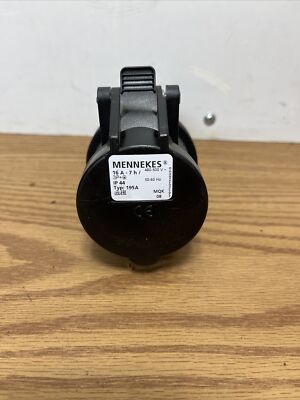 MENNEKES Type 195A, IP44 16Amp 3 phase 480-500V. Open Box.