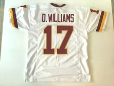 UNSIGNED CUSTOM Sewn Stitched Doug Williams White Jersey - M, L, XL, 2XL, 3XL