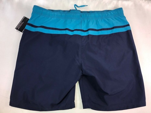 Roundtree & Yorke Men's Swim Trunks, Ink Blue, XXL - Picture 2 of 3