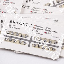 Dental Orthodontic Bracket Braces Mini/Standard Roth/MBT/Edgewise 018 022 Hook