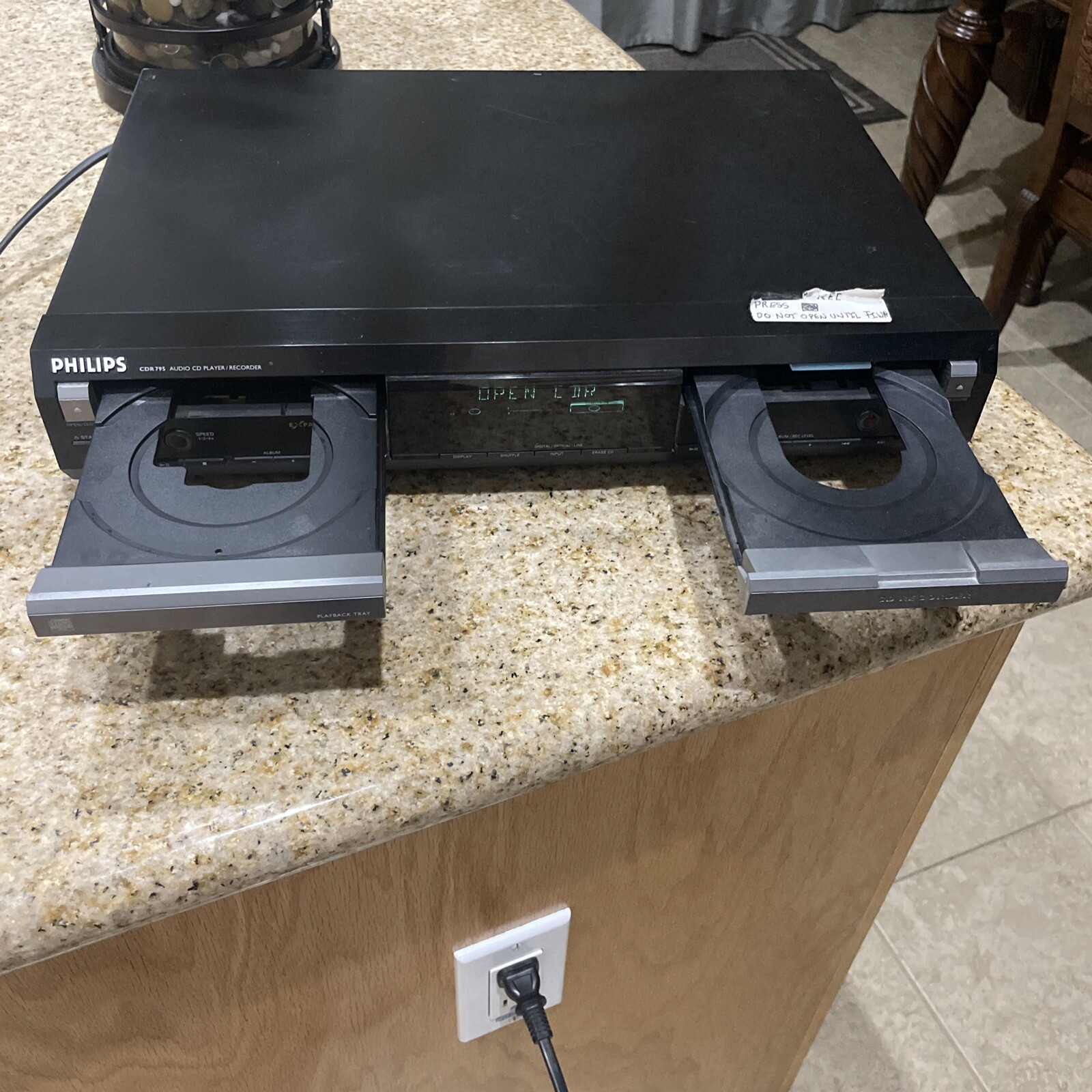 PHILIPS CDR795 AUDIO CD / PLAYER RECORDER DUAL DECK CDR, CDRW