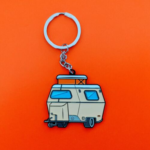 Cute Eriba Hymermobil Puck, Pan, Familia Keychain Metal & Enamel & PVC - Photo 23/26