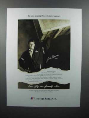 1995 United Airlines Ad - Amazing Powers Move Baggage