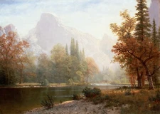 Albert Bierstadt : "Half Dome, Yosemite" — Giclee Fine Art Print