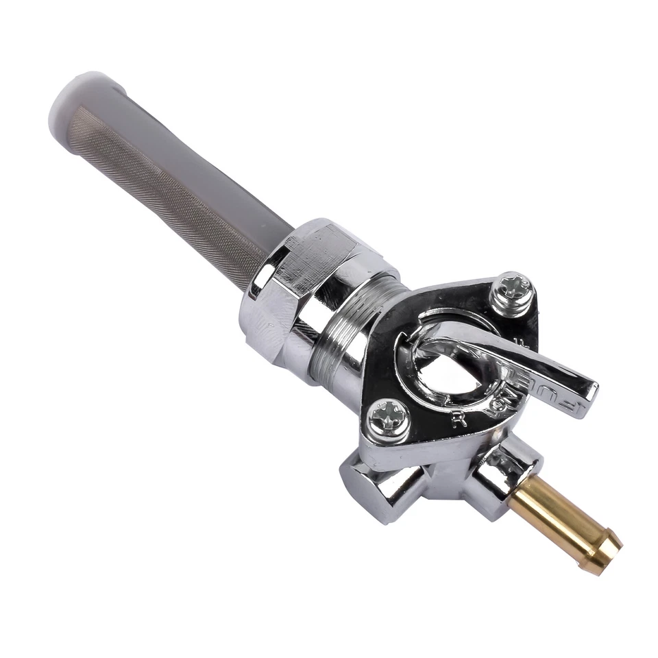 Válvula de combustible Petcock 62167-81 grifo recto para Harley Dyna Heritage Springer Foto 2 de 4
