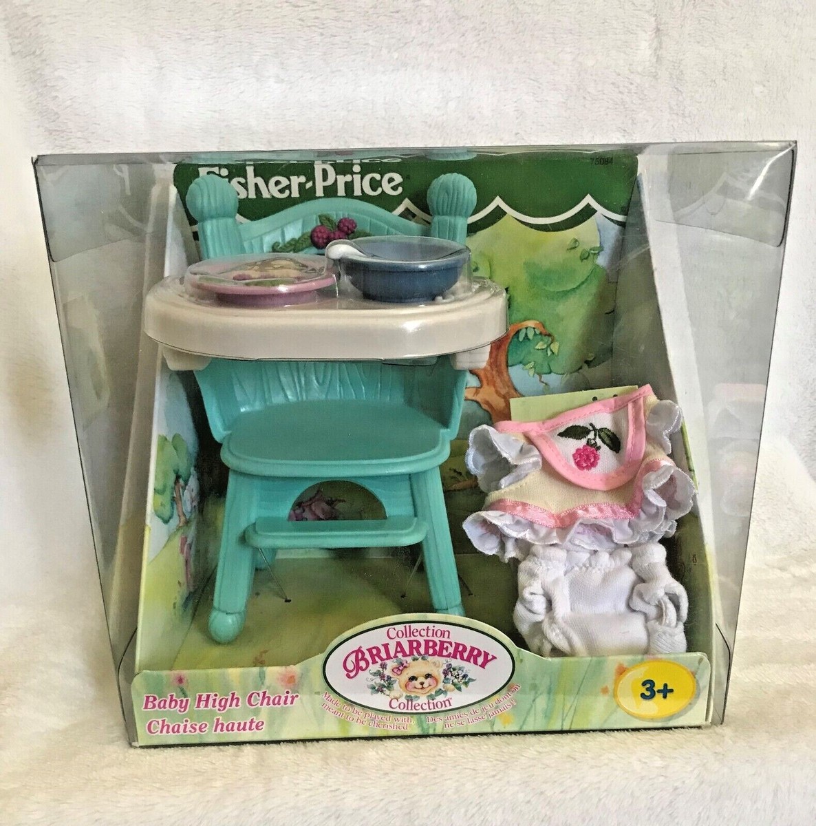 New Vintage 2000 Fisher Price Briarberry Bear Collection Baby High