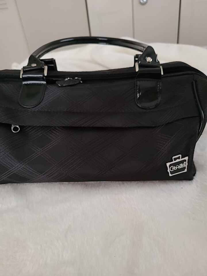 CABOODLES Envy Travel Tote Womens Medium Black Makeup Case Doctors Organizer