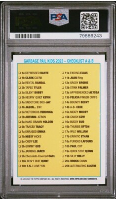 2023 Garbage Pail Kids GPK x View Askew 3b Keepin Quiet Kevin Red