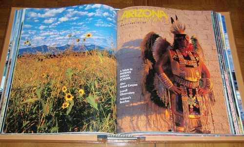 1989 ARIZONA HIGHWAYS BINDER - LOT OF TWELVE (12) - IN DESERT SCENE BINDER - Picture 9 of 16