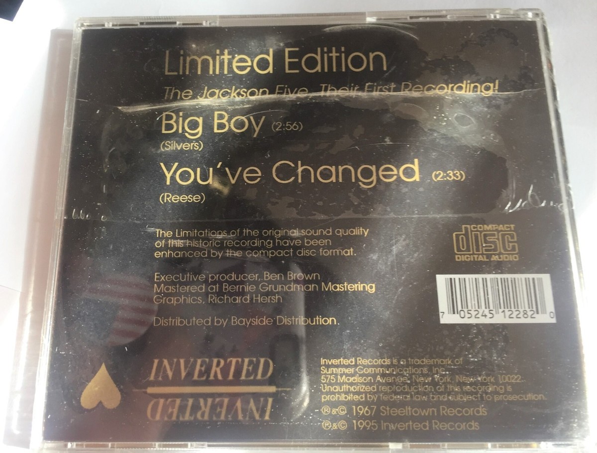 Big Boy [Single] [Limited] by The Jackson 5 (CD, Jun-1995