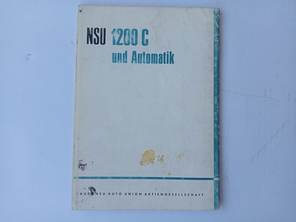 1971 NSU 1200 C BETRIEBSANLEITUNG - Imagen 3 de 4