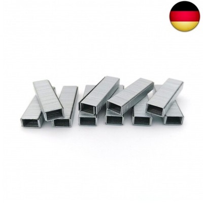 Box mit 1000 Heftklammern 6/4 Packung 10 Stück