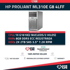 SPECIAL LOT FOR Josluis2667 ML310e G8 4LFF 1x G1610 + 8GB RAM DDR3+ P222 4x2TB