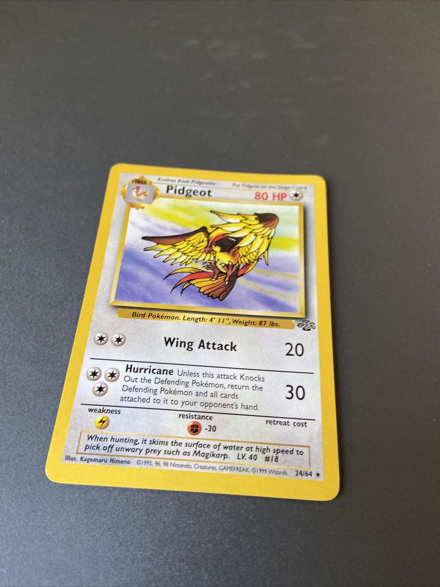 Pokemon 24/64 Pidgeot Jungle Non-Holo Rare a | eBay