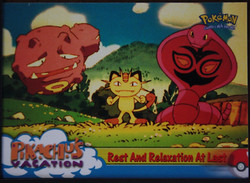 Rest and Relaxation at Last #49 Pikachu's Vacation Topps