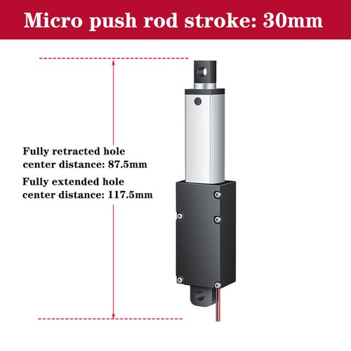 12V Electric Micro Linear Actuator Motor Mounting Brackets 10mm-200mm 30mm/s 20N - Picture 15 of 20