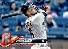 2018 Topps #382 Brandon Guyer Cleveland Indians