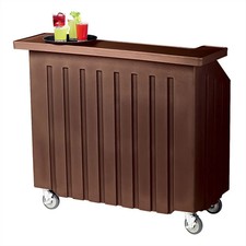 Cambro BAR540131 Cambar 54 Dark Brown Polyeth...