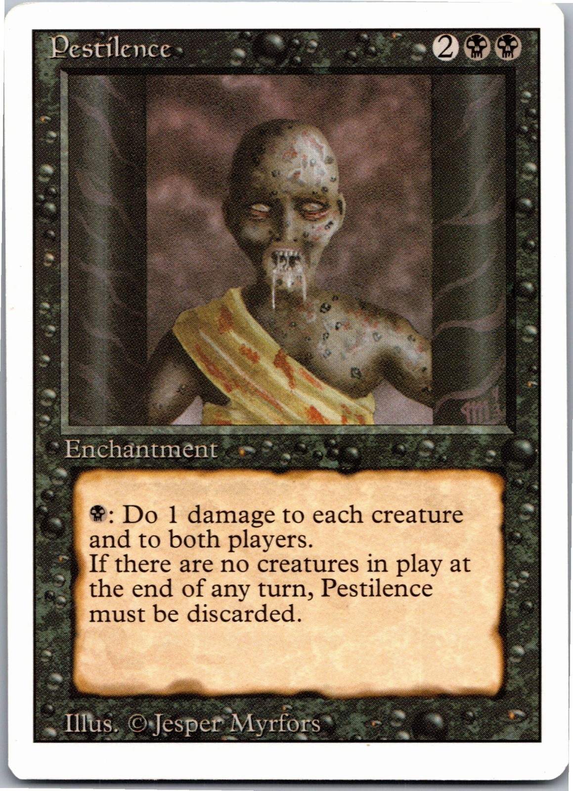 Pestilence - C - MTG: Revised Edition (3ED - ) 1994 [LP]