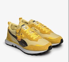 PUMA  Pokemon Pikachu Rider Fv Yellow 387814 01 US 9.5 Men New Box Limited JP