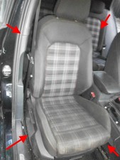 Vw Golf Gti Mk7 2018 Genuine Recaro Heated Sport Seats Vw Golf Gti Mk7 2018 Genuine Recaro Heated Sport Seats