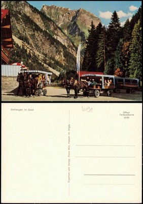 Ansichtskarte Oberstdorf (Allgäu) Stellwagen im Oytal 1970